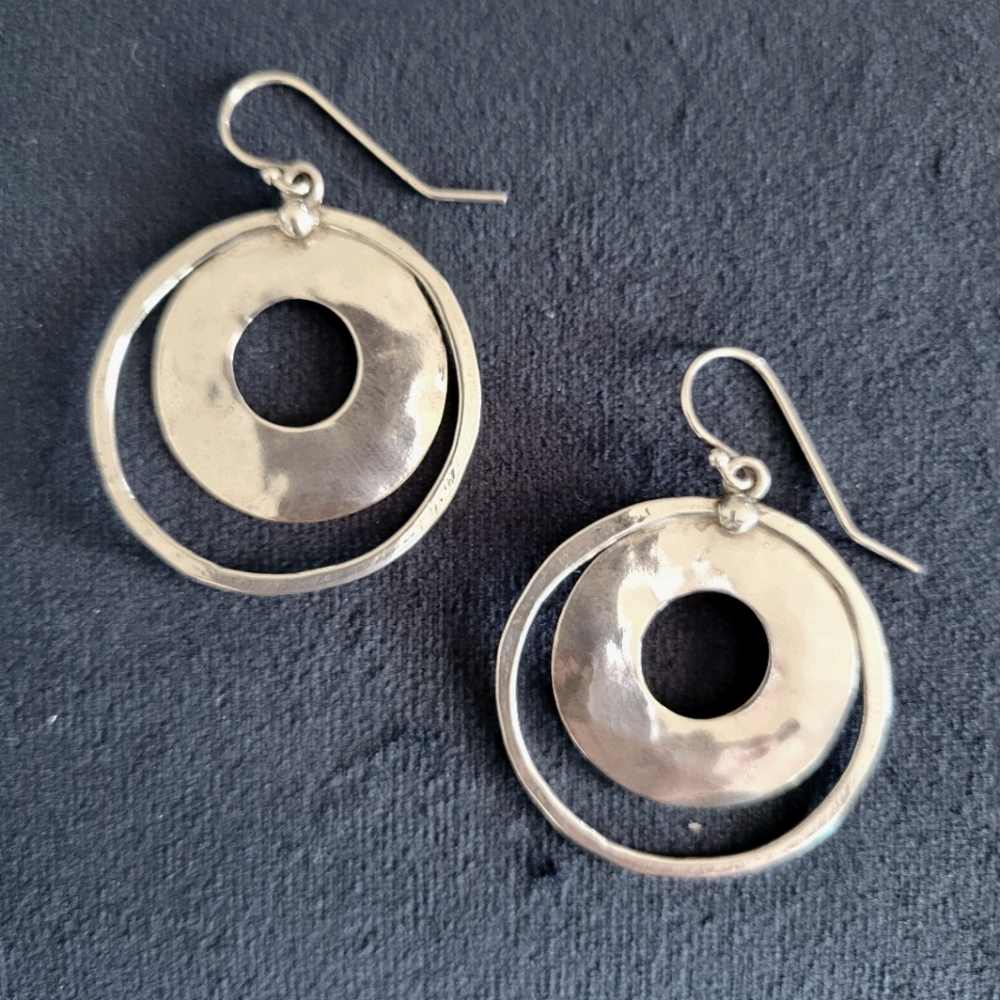 Sterling Silver Silpada Hoop Earrings